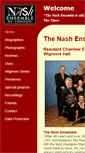 Mobile Screenshot of nashensemble.org.uk