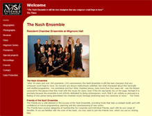 Tablet Screenshot of nashensemble.org.uk